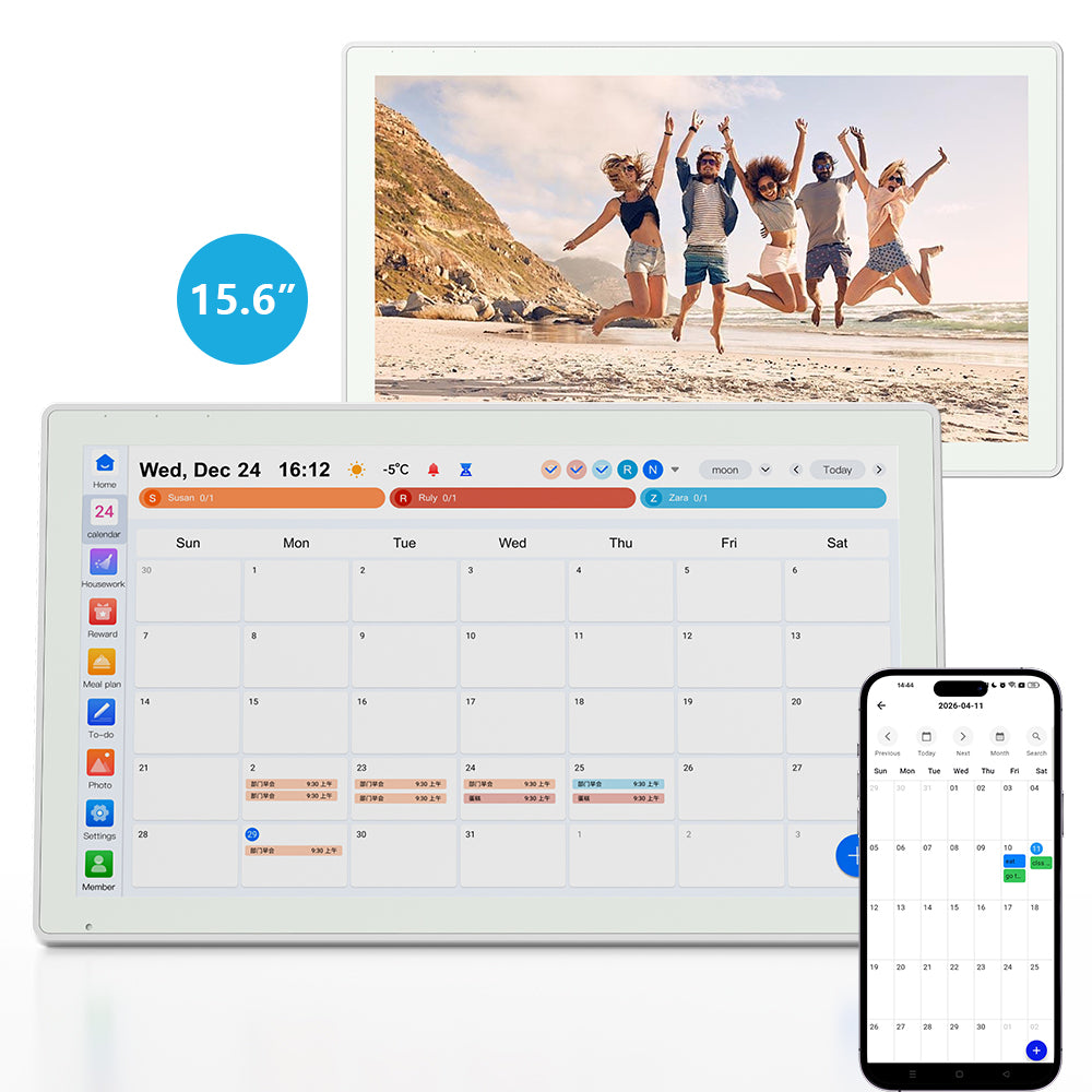 Electronic Wall Calendar That Syncs With Your Phone: How It Works