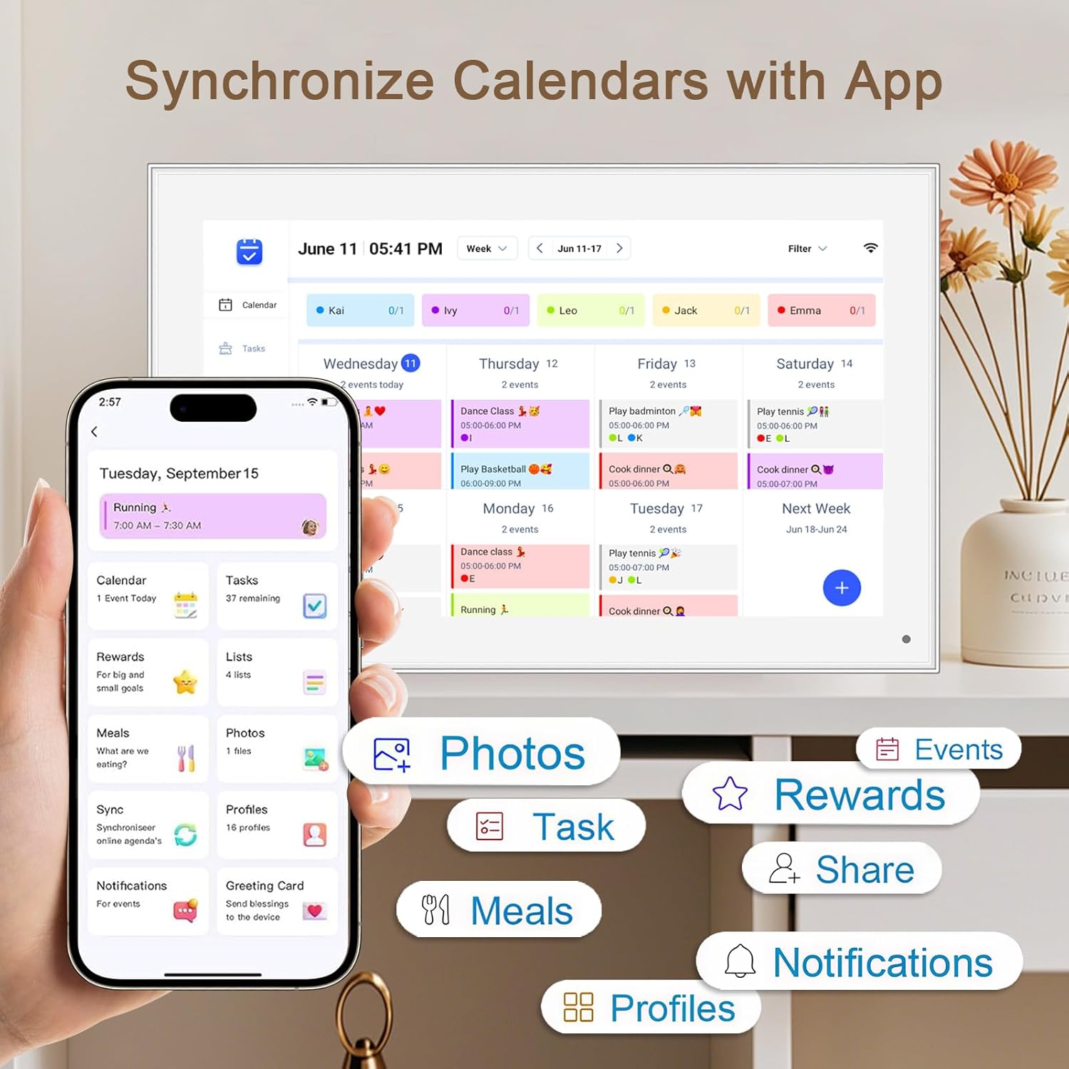 Vcivik™ AI Calendar 15.6inch