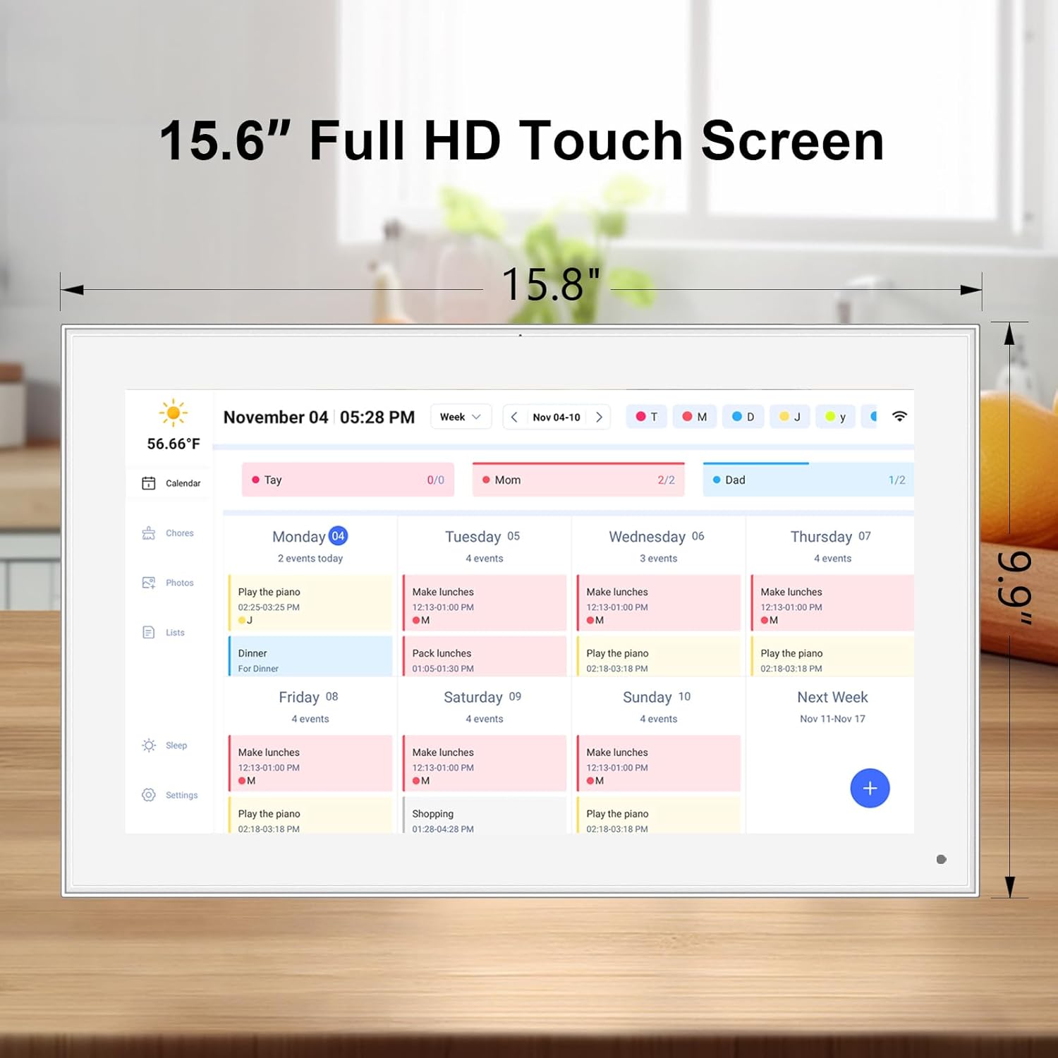 Vcivik™ AI Calendar 15.6inch